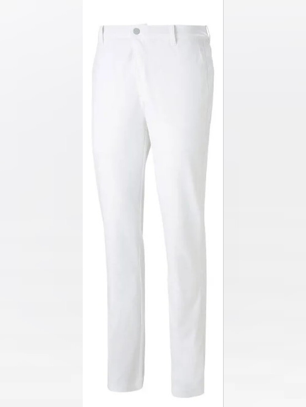 Men Puma 5 Pocket Long Golf Pants White Size 34
